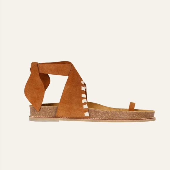 Johanna Ortiz Song Leader Sandals in Brown Size 38/7.5 US - Picture 2 of 6